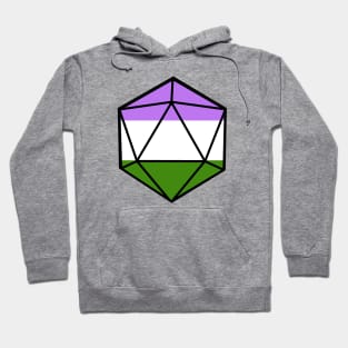 Genderqueer Pride d20 Hoodie